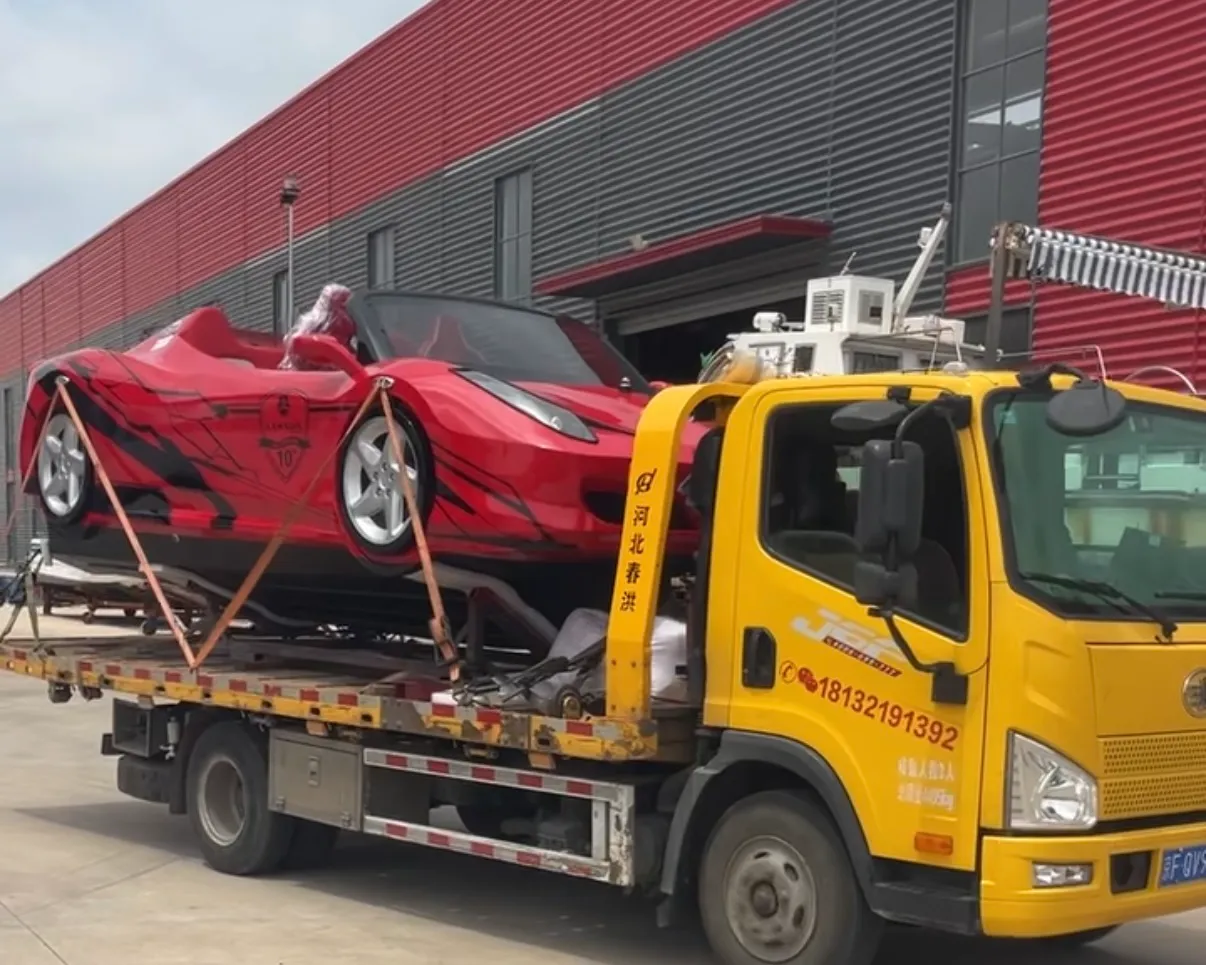 Mobil Olahraga Air Fiberglass Kustom LAWADA® Telah Selesai dan Dikirim